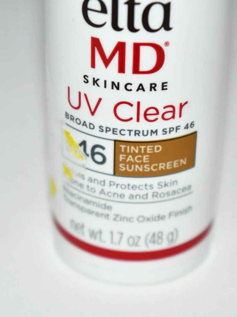 EltaMD UV Clear Tinted Face Sunscreen Broad Spectrum SPF 46 1.7 oz NWOT